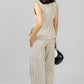 CONJUNTO PEPLUM STRIPES