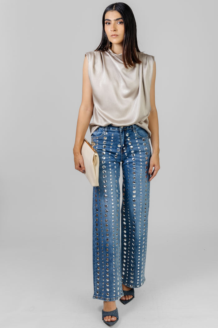 JEANS WIDE LEG ESTOPEROLES