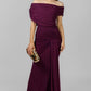 VESTIDO LARGO DRAPEADO