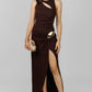 VESTIDO LARGO HEBILLA