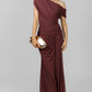 VESTIDO LARGO DRAPEADO