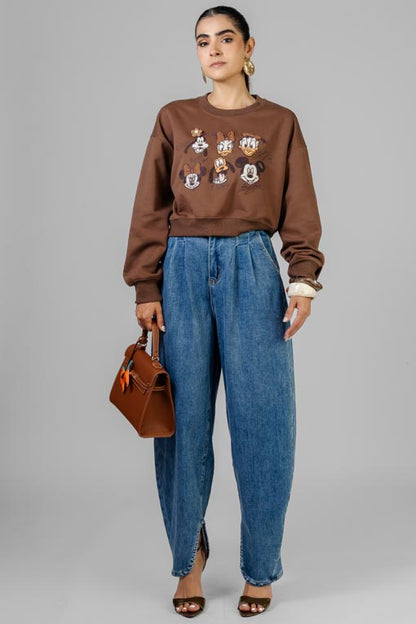 SUDADERA DIBUJOS BORDADOS