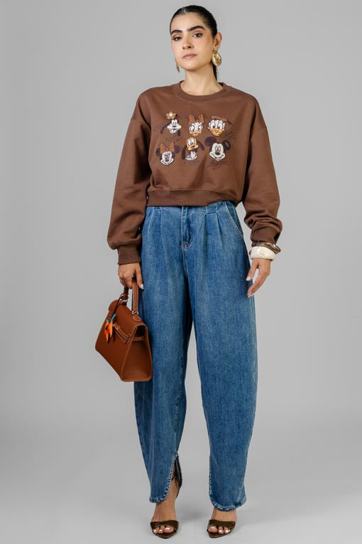 SUDADERA DIBUJOS BORDADOS