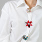 CAMISA BOTONES FLOR