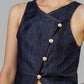 CONJUNTO DENIM CHALECO CRUZADO