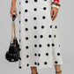 FALDA SATIN POLKA
