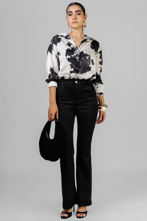 PANTALON NEGRO GAMUZA