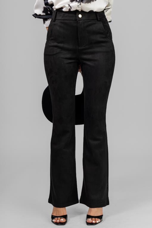 PANTALON NEGRO GAMUZA