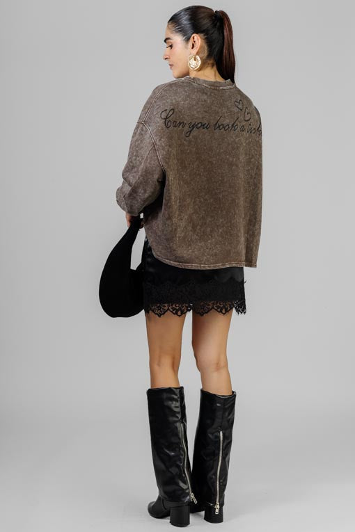 SUDADERA SOMBRERO LENTEJUELAS