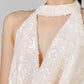 VESTIDO LENTEJUELA CHAMPAGNE