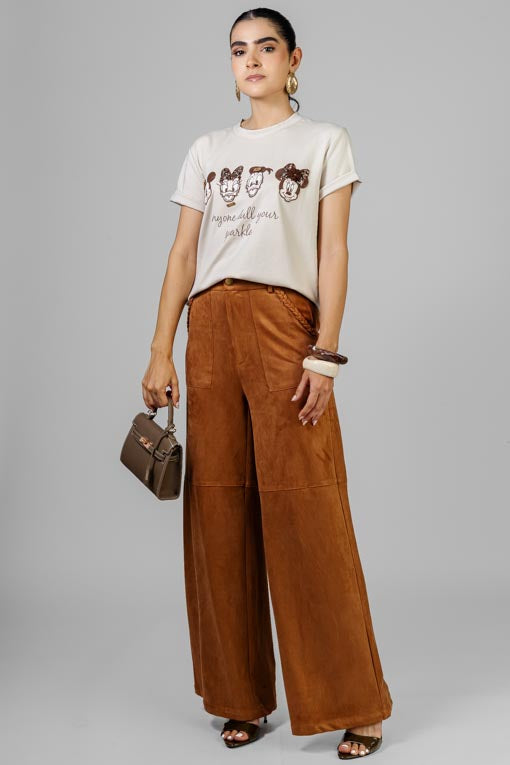 PLAYERA DIBUJOS BORDADOS