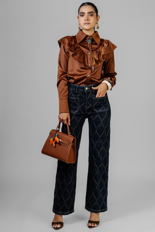 CAMISA SATINADA CHERIFF