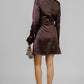 VESTIDO CORTO SATINADO GLAM