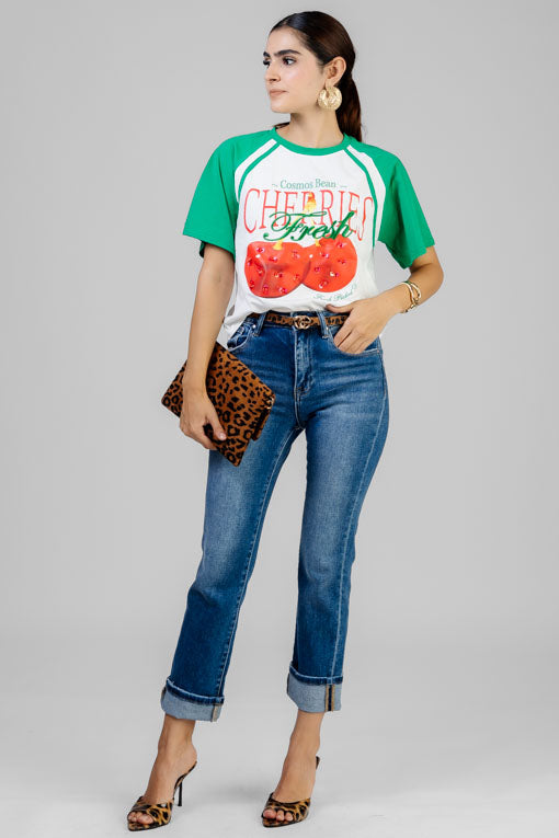 PLAYERA CHERRIES FRESH