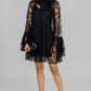 VESTIDO LACE TIE-NECK