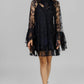 VESTIDO LACE TIE-NECK
