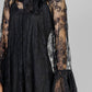 VESTIDO LACE TIE-NECK