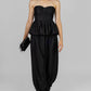 CONJUNTO PEPLUM NEGRO