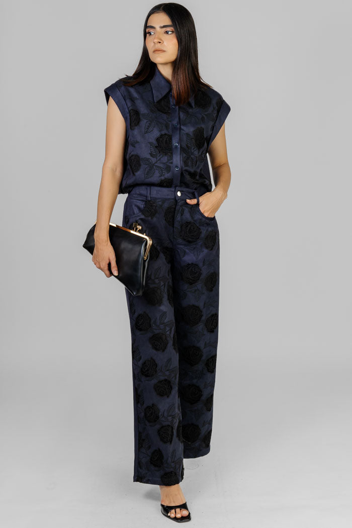 CONJUNTO FLORAL TEXTURIZADO