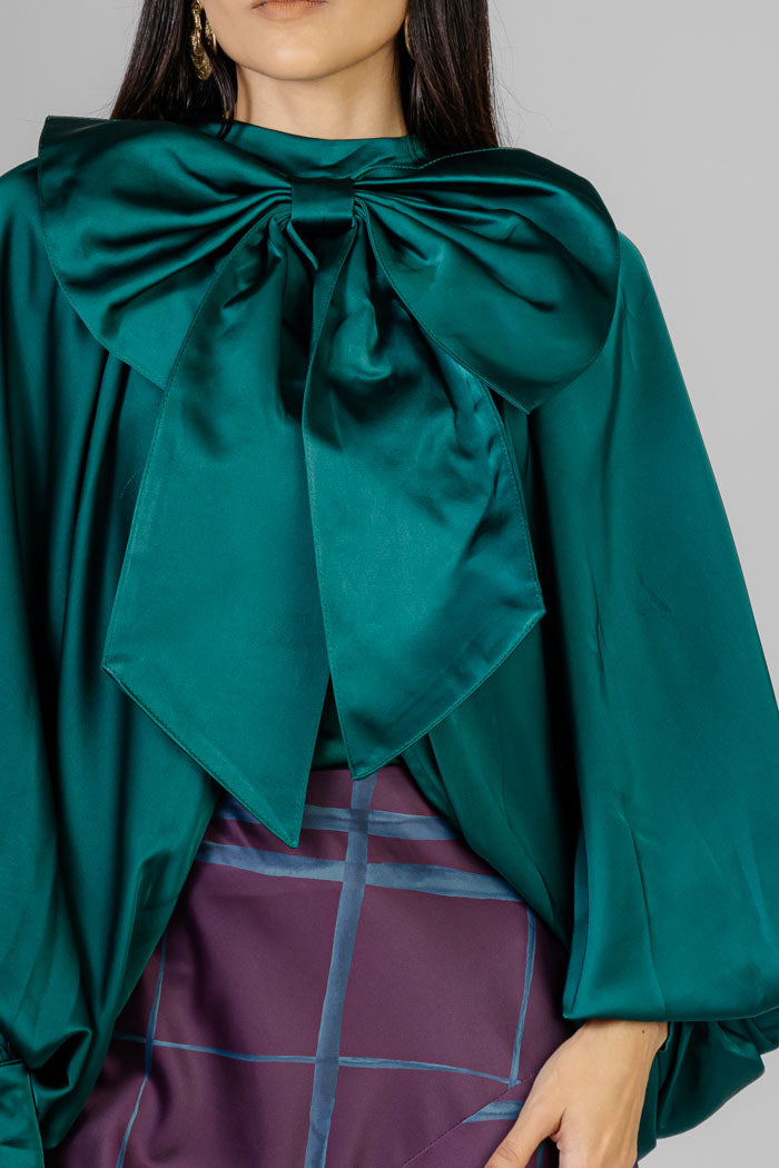 BLUSA LAZO ELEGANTE