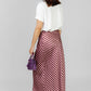 FALDA MIDI STRIPED