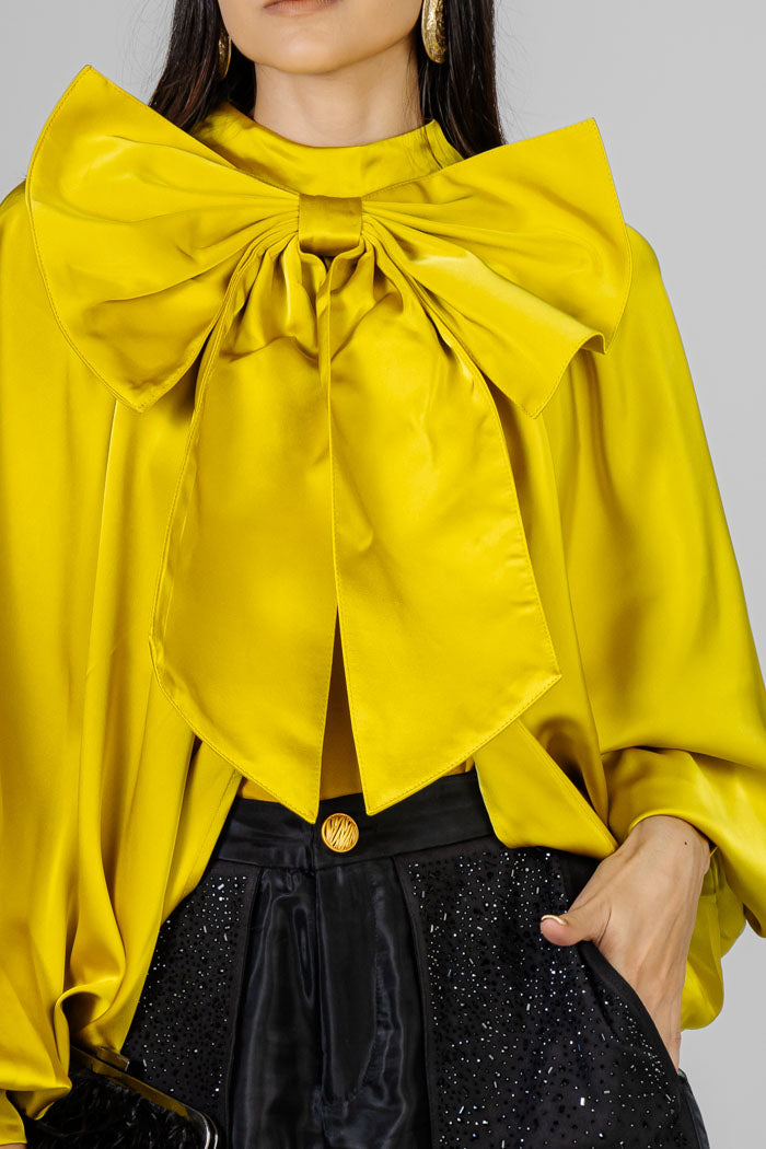 BLUSA LAZO ELEGANTE