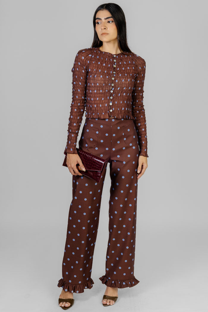 CONJUNTO DOT SMOCKED