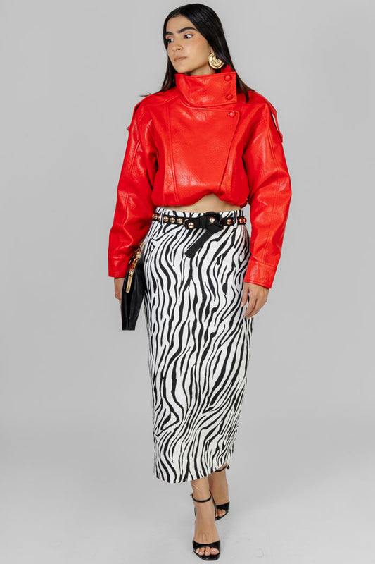 FALDA PRINT CEBRA