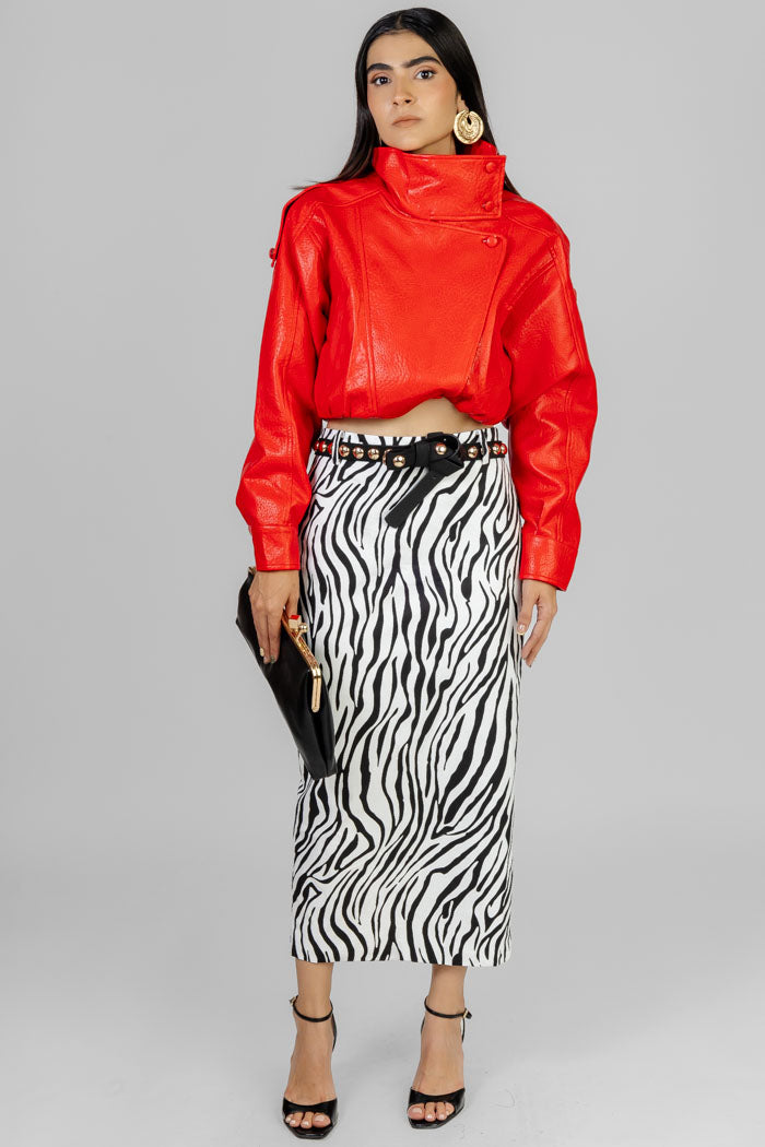 FALDA PRINT CEBRA