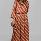CONJUNTO STRIPED SATIN