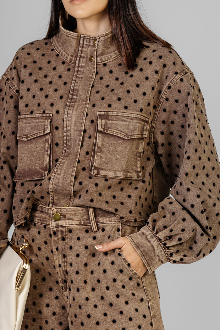 CONJUNTO DENIM POLKA