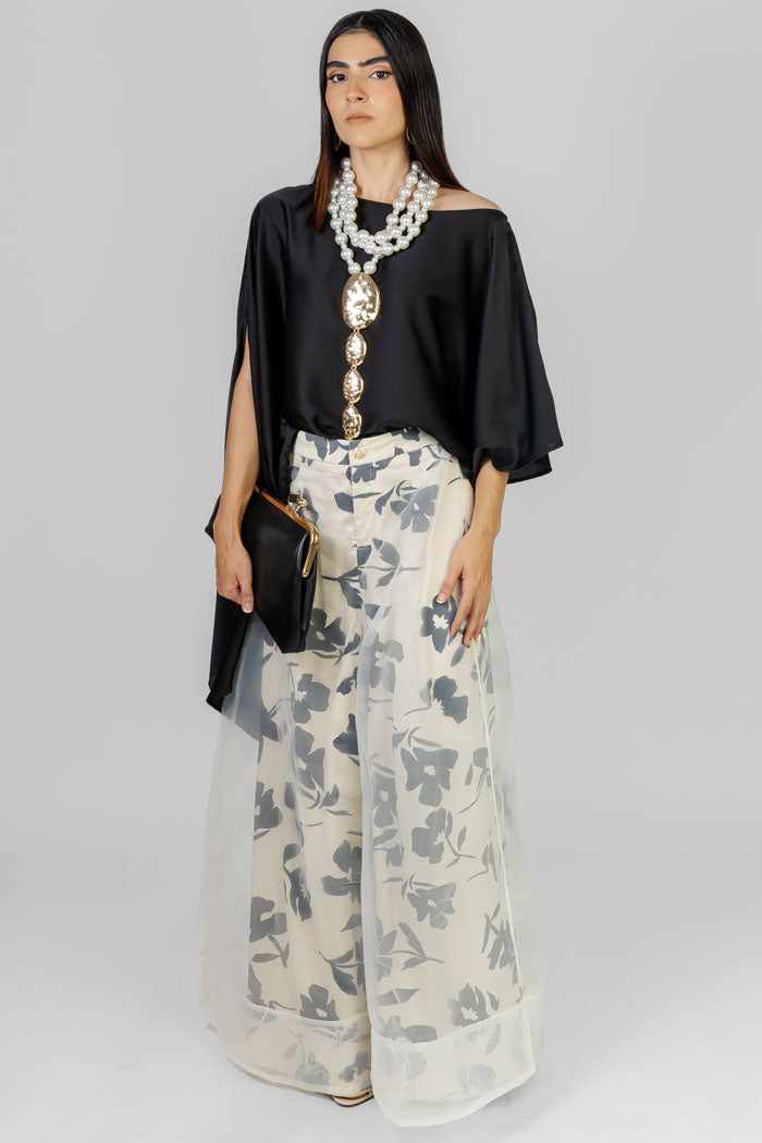 PANTALÓN PALAZZO FLORAL