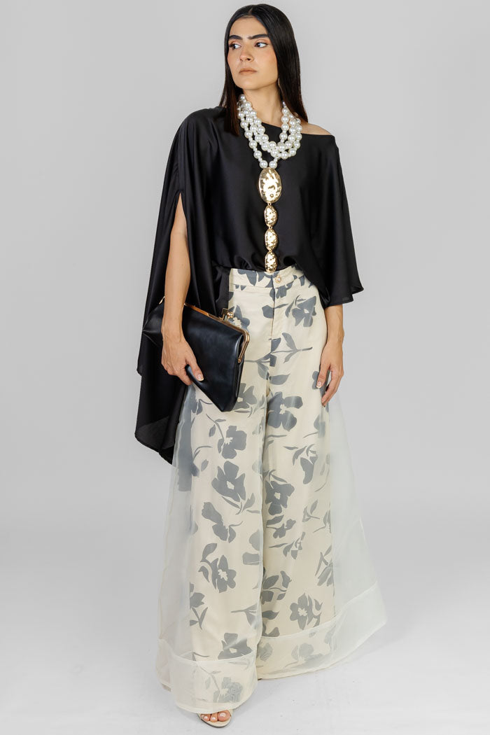 PANTALÓN PALAZZO FLORAL