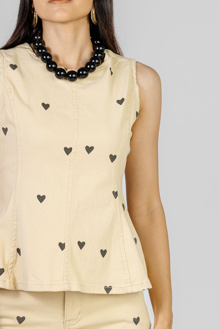 CONJUNTO HEART PRINT