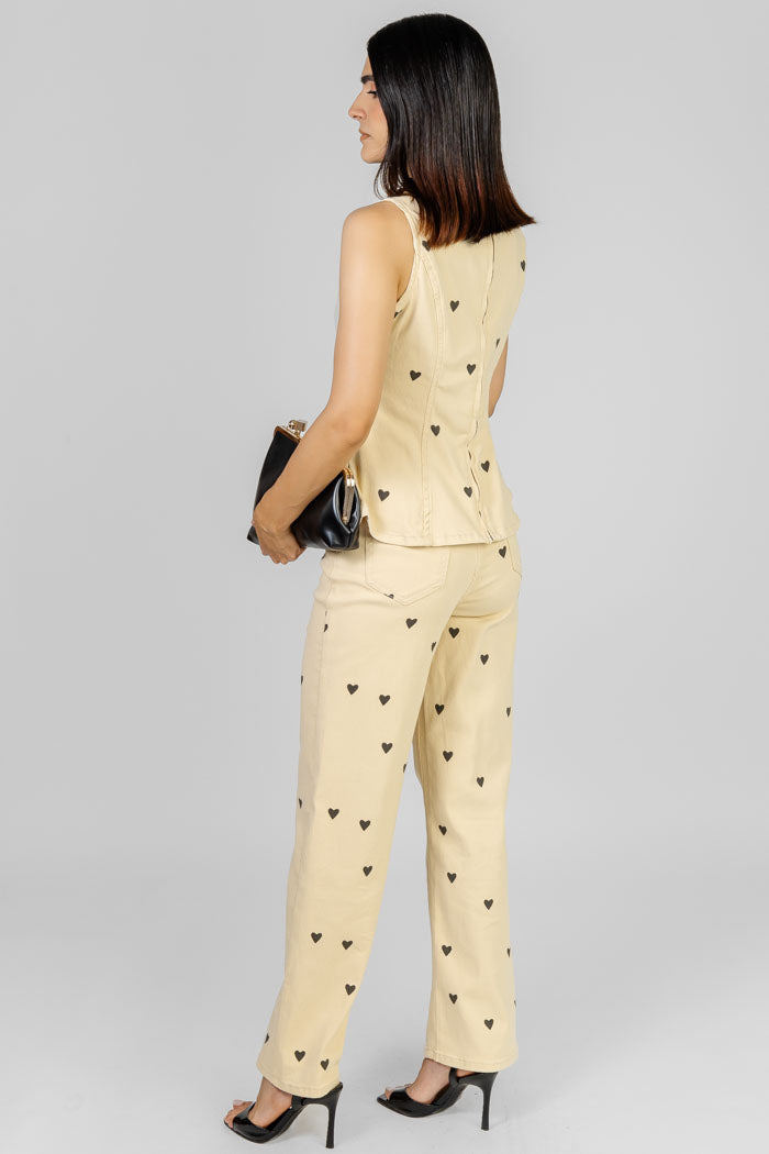 CONJUNTO HEART PRINT