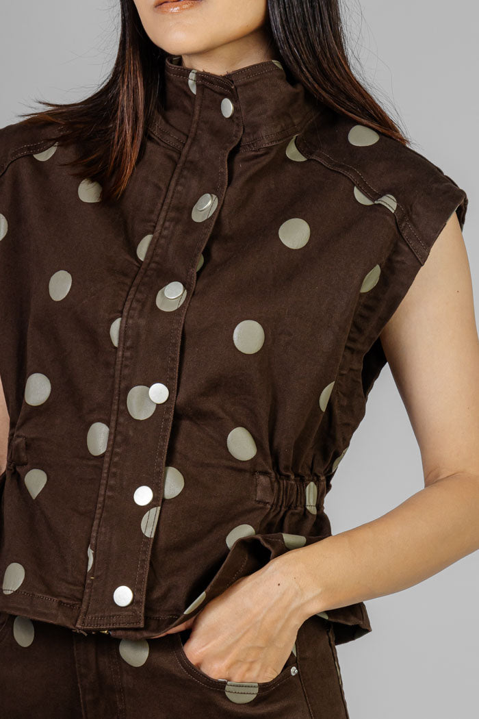 CONJUNTO PEPLUM DOTS
