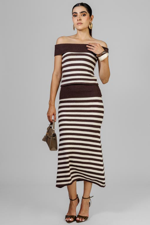 CONJUNTO TEJIDO RAYA MOKA