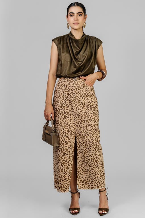 FALDA RECTA PRINT