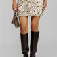 FALDA LENTEJUELA BEIGE