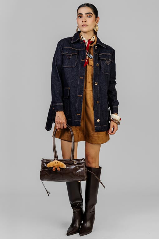 CHAQUETA CASADORA DENIM
