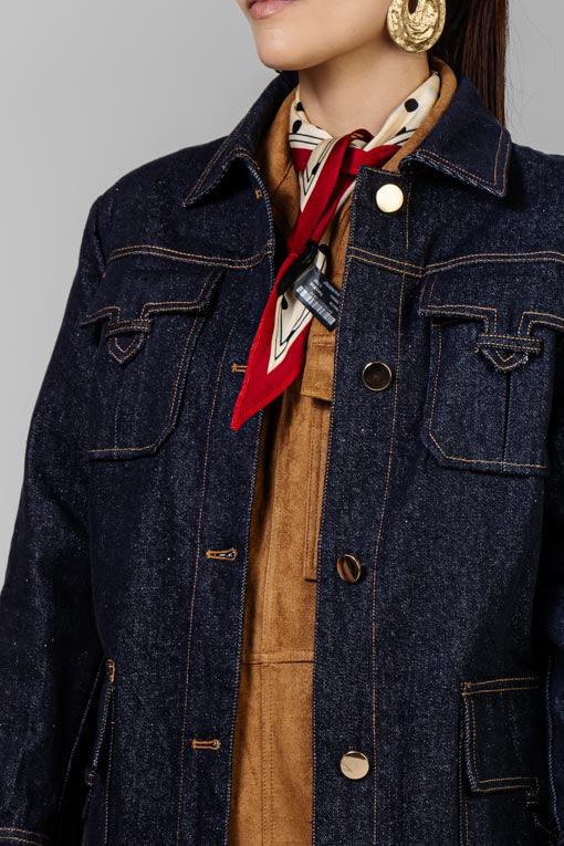 CHAQUETA CASADORA DENIM