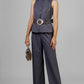 CONJUNTO CHALECO GRIS