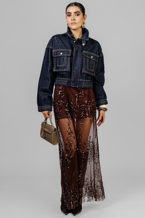 CHAQUETA MEZCLILLA BOMBER
