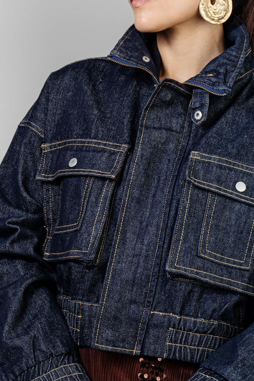 CHAQUETA MEZCLILLA BOMBER