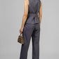 CONJUNTO CHALECO GRIS