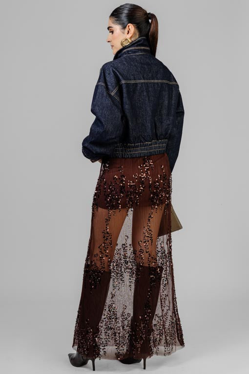 CHAQUETA MEZCLILLA BOMBER