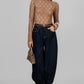 PANTALON DENIM PUÑOS AJUSTADOS