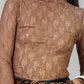 BLUSA ENCAJE TERRACOTA