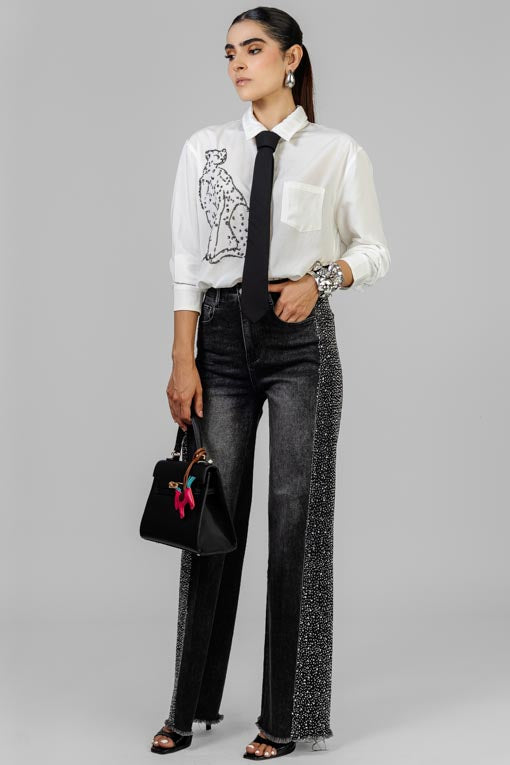 CAMISA LEOPARDO LENTEJUELA