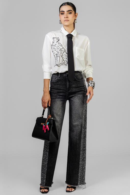 CAMISA LEOPARDO LENTEJUELA